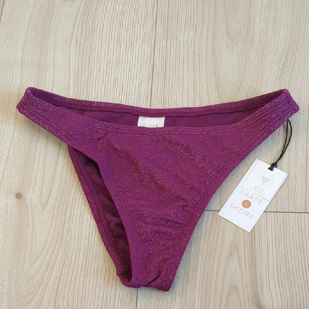 Shade & Shore Purple Bikini Bottom